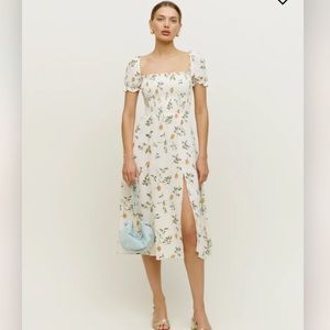 Reformation Citron Inka Dress Large